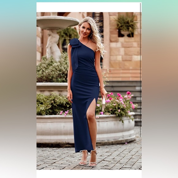 Pretty Garden One shoulder dress - Picture 8 of 12